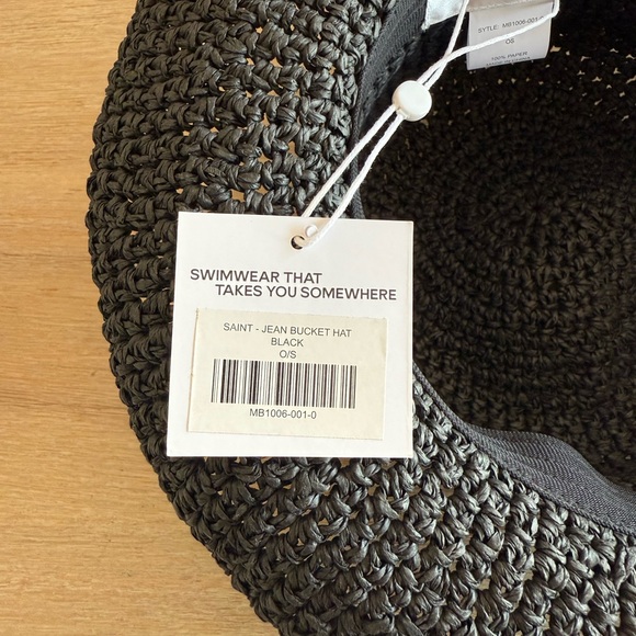 Monday Swimwear Charcoal Crochet Hat - Picture 4 of 4